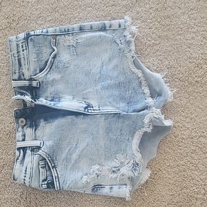 Kancan acid wash shorts